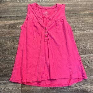 Lauren James Women’s Hot Pink Tunic Tank Top in Size XS